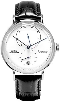 Swiss-Automatic Movement Analog Wrist Watches Stainless Steel Leather Bands Watches Waterproof Calendar Watch for Men