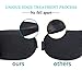 Sleep Mask (2 Pack), Upgraded Deeper 3D Contoured Eye Mask for Sleeping, Travel, Nap, Shift Work, No Pressure Light Blocking Eyeshade Night Blindfold with Adjustable Strap for Man, Women, Black