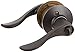 Schlage F51A ACC 716 Accent Door Lever, Keyed Entry Lock, Aged Bronze