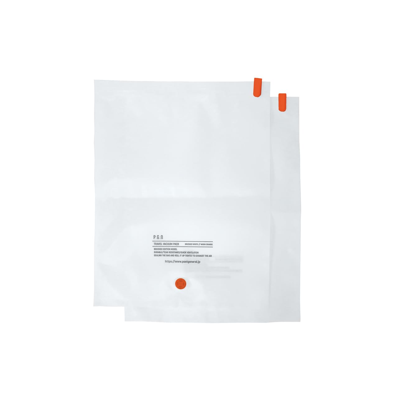 【メーカー公式】POST GENERAL ポストジェネラル トラベルバキュームパック 2枚セット メーカー保証付 (Lサイズ)商品画像