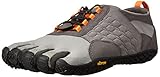 Vibram Men's Trek Ascent Walking Shoe, Grey/Black/Orange, 46 M EU