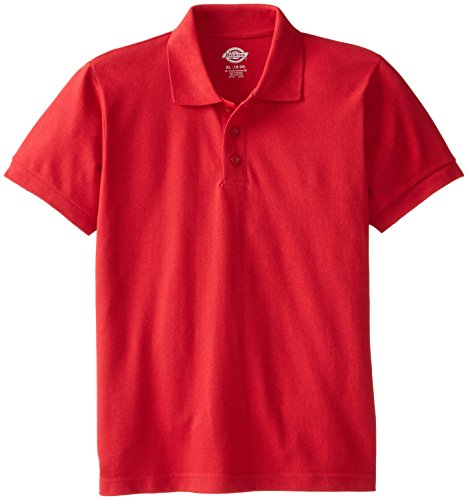 Dickies Boys' Short Sleeve Pique Polo 
