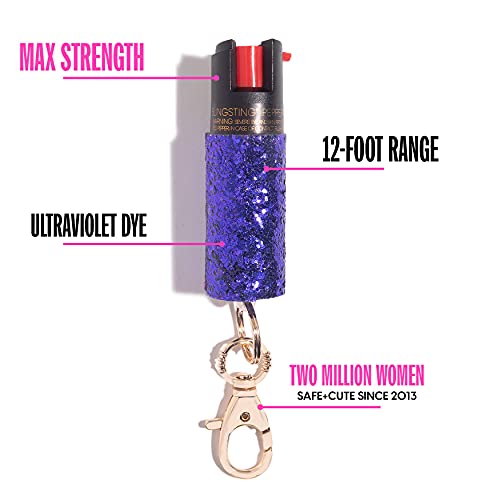 Pepper Spray Maximum Strength Self Defense Keychain for Women, 12Foot