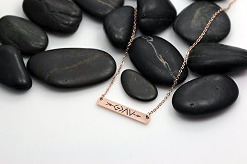 God Is Greater Than The Highs And Lows | Religious Bar Necklace