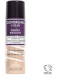 Covergirl & Olay Simply Ageless 3-in-1 Liquid Foundation, Creamy Beige