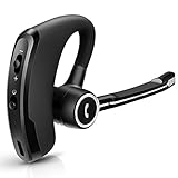 Bluetooth Headset,Kyouichi Wireless Earpiece V4.1 Hands Free with Noise Cancelling for Driving,Headphones Compatible with iPhone,Android and Other Smartphones