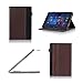 Surface Pro 2 Case, ProCase Premium Folio Case for Microsoft Surface PRO 2 / Surface PRO, Compatible with Microsoft Keyboard, with Multiple Viewing Angles -Brown/Black