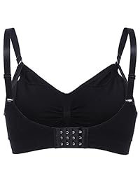 Sujetador de lactancia para dama, tamaño grande, acolchado, con correas ajustables