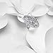 ANGEMIEL Ubei Jewelry 925 Sterling Silver Openwork Flowers and dragonfly Filigree Ring Size 10
