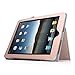 Fintie iPad 1 Folio Case - Slim Fit Vegan Leather Stand Cover with Stylus Holder for Apple iPad 1 1st Generation - Rose Gold