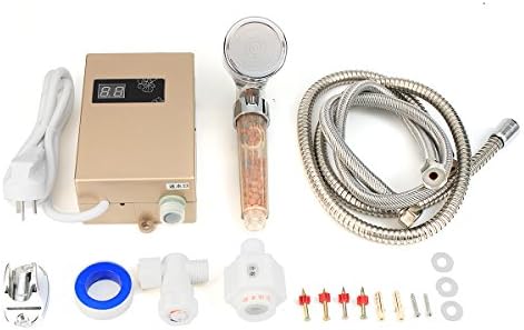 220V 3000W Mini Instant Electric Hot Water Heater Shower Temperature Display Water Heater