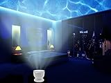 ActionFly Christmas USB Romantic 12 LED Light and 8 Mode LED Bedroom Night Light Ocean Wave Projector Speaker Music Play Lamp Children Kid Gift