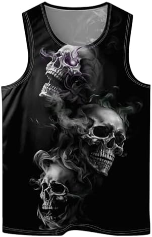 Amazon.com: Skull Tank Top : Clothing, Shoes & Jewelry