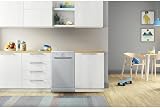 Indesit Freestanding Slimline Dishwasher Silver 9 Place DF9E 1B10 S UK view 4