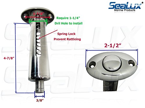 SeaLux-Marine-Boat-Flag-Stanchion-Pole-90-degree-Flush-Mounting-Socket-316-SS-OEM-Quality-Mounting-Socket-Only SeaLux-Marine-Boat-Flag-Stanchion-Pole-90-degree-Flush-Mounting-Socket-316-SS-OEM-Quality-Mounting-Socket-Only