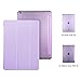 iPad Air Case, ESR Smart Case Cover [Synthetic Leather] Translucent Frosted Back Magnetic Cover with Auto Sleep/Wake Function[Light Weight] for iPad 5 (Purple)