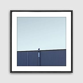 signwin Framed Canvas Wall Art Geometric Building Canvas...