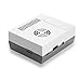 YIKA NESPi Case, NES Case for Raspberry Pi 3, 2 and B+ , Including screws and screwdriver tool, Easy access to Raspberry Pi outlets design (white+gray)