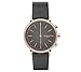 Skagen Hald Gray Leather Hybrid Smart Watch