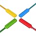 Chewy Block Sensory Chew Pencil Toppers, Chewable Stimulation, Textured Oral Support Boys, Girls, Children with Autism, Motor Skill, Special Needs (4-Pack)