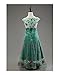 American Vogue ANNA ELSA FROZEN FEVER Girl's Birthday Dress Costume (5-6 Years, Green)