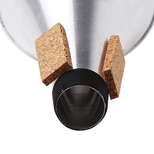 SunTrade Lightweight Aluminum Practice Trumpet Mute Silencer for Jazz Horn Music
