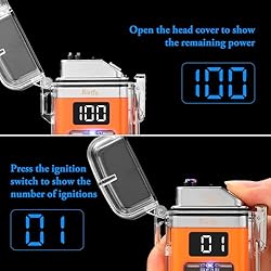 Bistfy Electric Lighter with Digital Display and