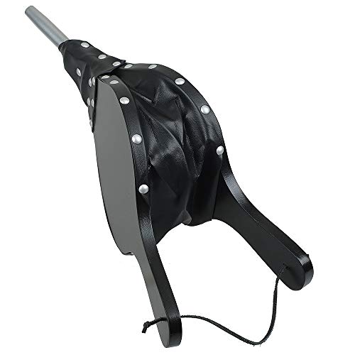 Z-Color 1PCS Black Wood Fireplace Bellows 17.7" x 7.5" Outdoor Cooking Fan Air Blower