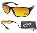 proSPORT Bifocal Reading Sunglasses Reader +1.75 Black HD Amber Anti Reflective Men Women