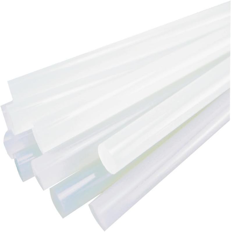 Silverline Glue Sticks 7.2 x 100 mm 10pk (100024), Clear, Small