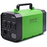 [Upgraded] CHAFON 200Wh Portable Generator Power Station Rechargeable CPAP Battery Pack Inverter with 110V/250W AC Outlet
