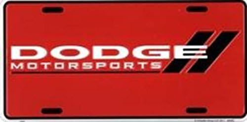 Smart Blonde Dodge Motorsports Red Novelty Vanity Metal License Plate Tag Sign 2492