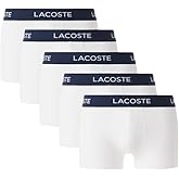 Lacoste Mens 5-Pack Regular Fit Boxer Trunk