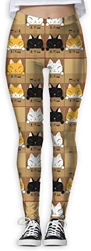 Women's Funny Cat Box Pattern GraphicHigh Waisted Tummy Control Workout Leggings For Yoga Pants Fit For Gym Fitness Running