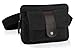 Ibagbar Small Multifunction Vintage Canvas Waist Bag Fanny Pack Running Pack Outdoor Bag Sporting Bag Cycling Leisure Bag with Detachable Belt for Men and Women
