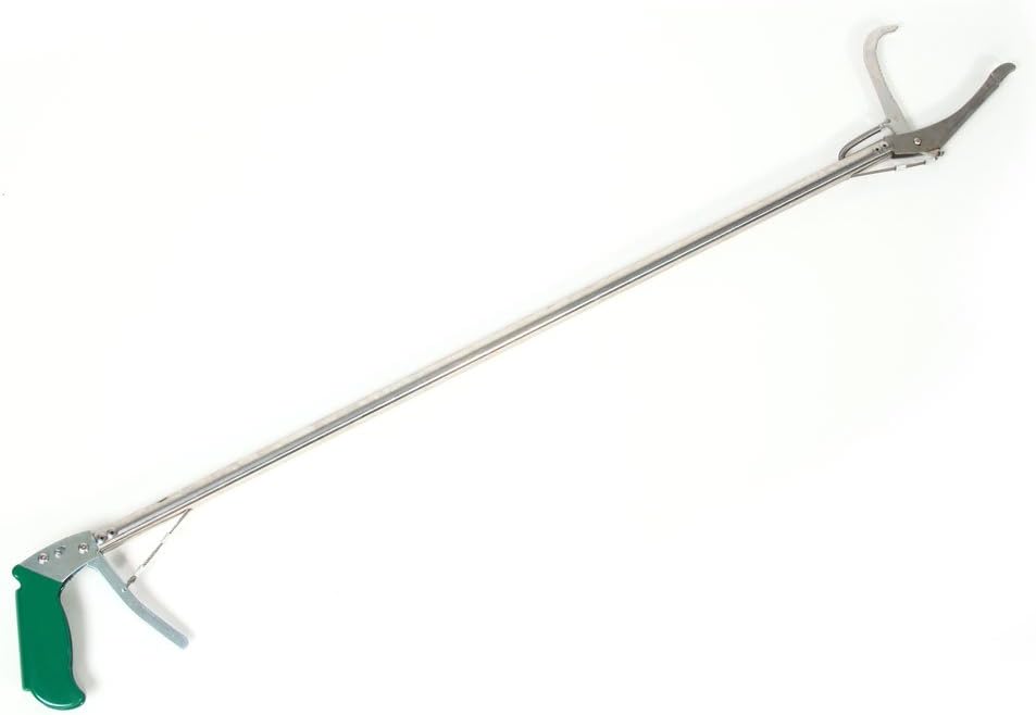 HELLOLAND Heavy Duty Snake Clamp Aluminum Alloy Snake Tongs Reptile Grabber Catcher Wide Jaw Handling Tool