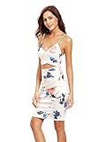 Floerns Women's Sexy Spaghetti Strap Pencil Dress