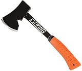Estwing Camper's Axe - 14" Hatchet with Forged Steel Construction & Shock Reduction Grip - EO-25A