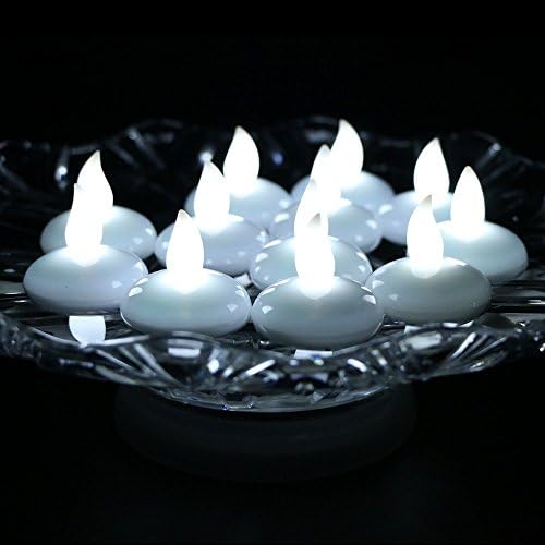 ARDUX LED Floating Candles, 12pcs/lot Flashing Flameless Waterproof Floating Tealight Candle Decoration for Party Wedding Birthday Thanksgiving Christmas Home Garden Decoration Special Occasion