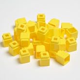 Didax Educational Resources Unifix Cubes, Yellow, Set of 1,000
