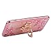 iPhone 6 Plus Case,iPhone 6S Plus Case,ikasus Glitter Crystal Plating Butterfly Floral Luxury Bling Diamond Rhinestone Clear TPU Case for iPhone 6/6S Plus 5.5