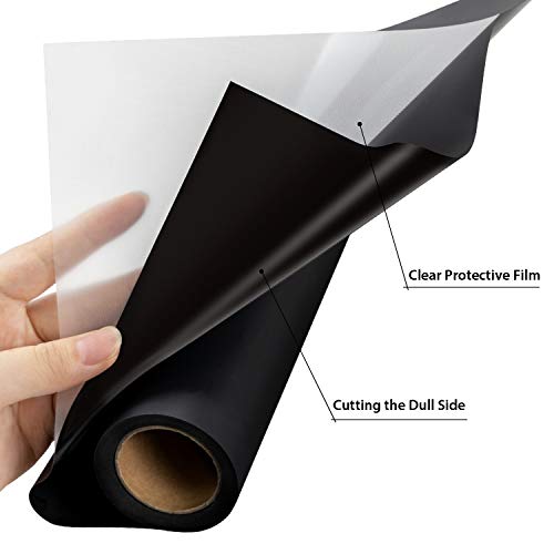 4 Black+Heat+Transfer+Vinyl+Rolls