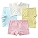 JELEUON 4Pcs Little Girls Toddler Kids Lace Boyshort Underwear Boxers Briefs Panties 2-4 Years