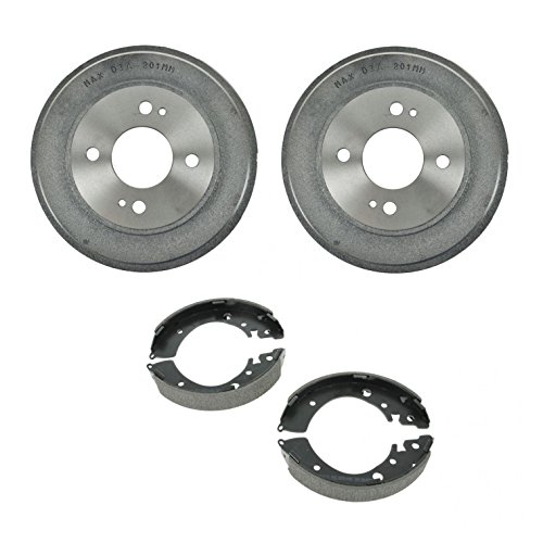 Rear Brake Shoes & 2 Drums Set Kit