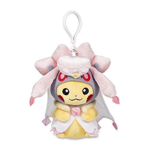 POK PLUSH KEYCHAIN PIKACHU WITH MEGA DIANCIE CAPE