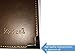 Zztech Car Registration and Insurance Holder, Luxury BN PU Leather Wallet Case for Glove Box Organizer