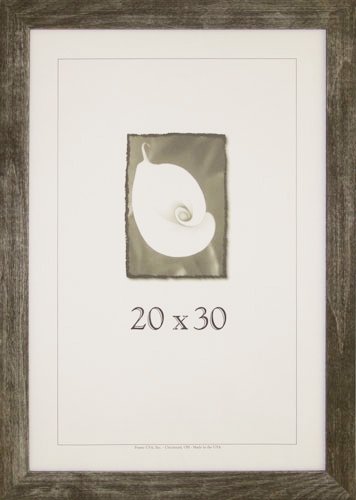 20x30 farmhouse barnwood picture frame w/plexi-glass - …