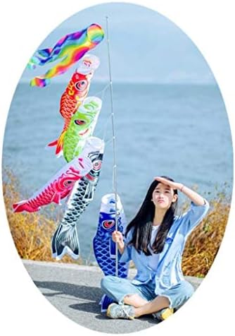 鯉のぼり こいのぼり 室内 鯉幟 飾り ファミリ 3色鯉のぼり 庭園 ベランダ こいのぼり 吹流し 5色鯉のぼり 鯉のぼり こいのぼり 鯉のぼり 手作り 染め 鯉のぼり 村上鯉 鯉のぼり 端午の節句 こどもの日 男の子 五月五日 無料の旗竿2m 2個 とリボン 5個 B086zrfrvz