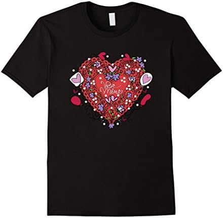 Valentines Day Lace Hearts Balloons Flowers Holiday T-shirt
