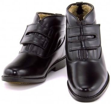 Amazon トラスト メンズ ビジネスシューズ レイン スノー ショート ブーツ スパイク付き 防水 雨 雪 靴 シューズ 防滑 4e 幅広 吸湿 発熱 4665 ブラック 27 0cm Trust トラスト ビジネスシューズ